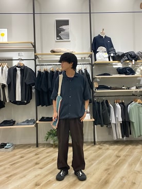 「EKAL（エカル）のアイテム」を使った、Yuichiroさん（メンズ・171cm）の夏コーディネート