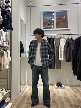 「アイテム（シャツ/ブラウス）」を使った、Yuichiroさん（メンズ・171cm）の秋コーディネート