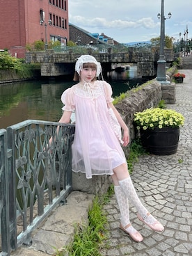 「アイテム（バレエシューズ）」を使った、ZLY0924🍒さん（レディース・165cm）の夏コーディネート