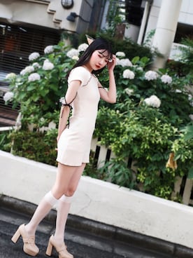 「Melt the lady」｜ZLY0924🍒さん（レディース・165cm）の夏コーディネート