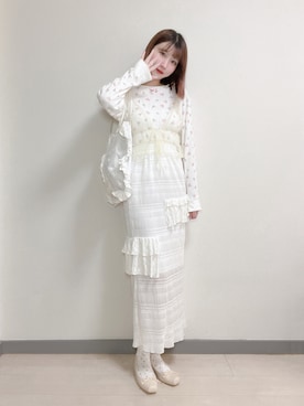 「アイテム（バレエシューズ）」を使った、ZLY0924🍒さん（レディース・165cm）の秋コーディネート