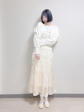 「アイテム（バレエシューズ）」を使った、ZLY0924🍒さん（レディース・165cm）の秋コーディネート