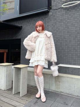 「アイテム（バレエシューズ）」を使った、ZLY0924🍒さん（レディース・165cm）の冬コーディネート