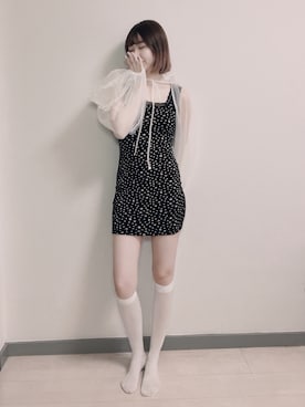 「ハイソックス」｜ZLY0924🍒さん（レディース・165cm）の夏コーディネート