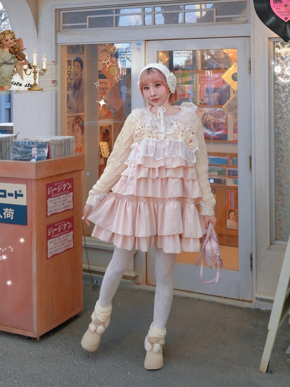 merry jenny ホイップクリームミニワンピース アイスブルー merry jenny（メリージェニー） ワンピース ホイップクリームミニ
