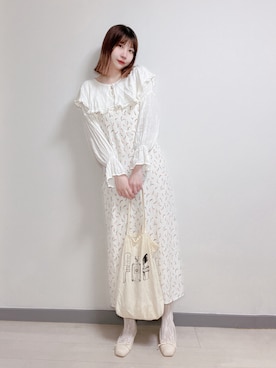 「アイテム（バレエシューズ）」を使った、ZLY0924🍒さん（レディース・165cm）の秋コーディネート