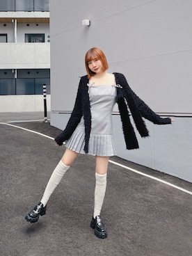「アイテム（ローファー）」を使った、ZLY0924🍒さん（レディース・165cm）の秋コーディネート