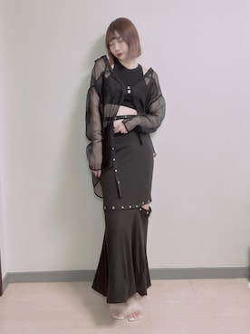 「Melt the lady」｜ZLY0924🍒さん（レディース・165cm）の夏コーディネート