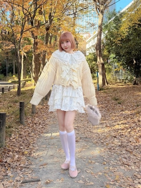 「アイテム（バレエシューズ）」を使った、ZLY0924🍒さん（レディース・165cm）の冬コーディネート