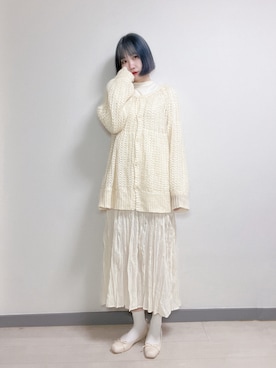 「アイテム（バレエシューズ）」を使った、ZLY0924🍒さん（レディース・165cm）の秋コーディネート