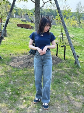 「Rest&Recreation（レストアンドレクリエーション）のアイテム」を使った、haanaa98さん（レディース・147cm）の夏コーディネート