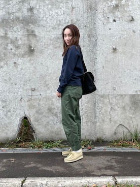 「Abercrombie&Fitch（アバークロンビーアンドフィッチ）のアイテム（パーカー）」を使った、haanaa98さん（レディース・147cm）の秋コーディネート
