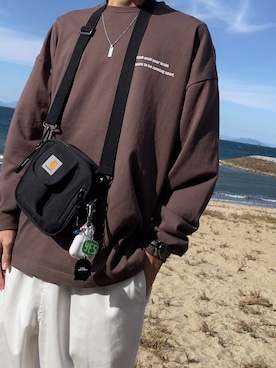 「Apple（-）のアイテム（その他）」を使った、Kさん（メンズ・170cm）の秋コーディネート