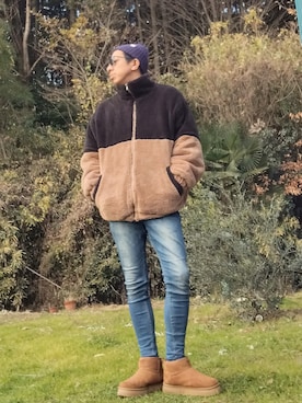 「アイテム（ジャケット/アウター）」を使った、よく食べてよく寝て音楽聴いて時々旅行さん（メンズ・180cm・40代）の冬コーディネート