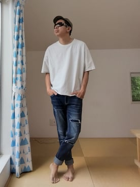 シンプルデニムおじさん👖さんのコーディネート