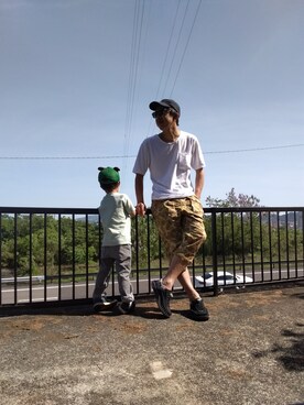 よく食べ寝て音楽聴き旅ほぼデニムさん（メンズ・180cm）の春コーディネート