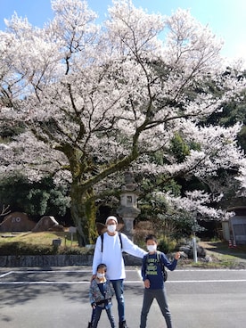 「ヒラキ（ヒラキ）のアイテム（スニーカー）」を使った、デニム大好きおじさん夏は白Ｔさん（メンズ・180cm）の春コーディネート