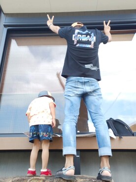 よく食べ寝て音楽聴き旅ほぼデニムさん(メンズ・180cm)の秋コーディネート