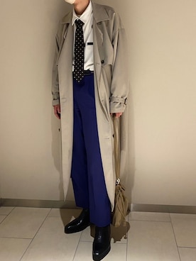 「NANO universe（ナノユニバース）のアイテム（フォーマルスーツ/小物）」を使った、kurokichi0816さん（メンズ・175cm）の冬コーディネート