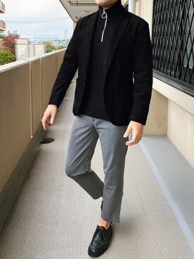 D.heyさん（メンズ・178cm）の秋コーディネート