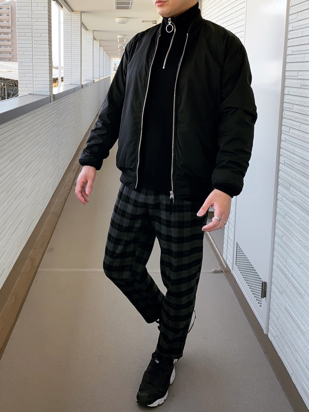 ★ユナイテッドアローズ BY LOFTECH ナイロン MA-1 ブルゾン★ BEAUTY&YOUTH UNITED ARROWS（ビューティーアンドユースユナイテッド