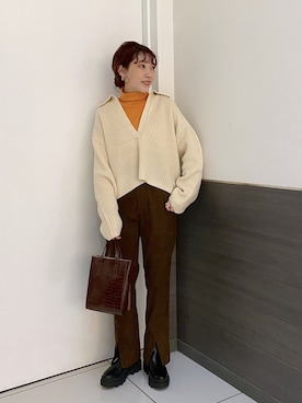 hitomiさん（レディース・155cm）の秋コーディネート