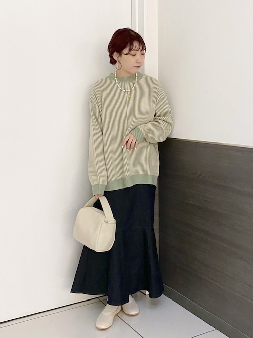 専用( ´͈ ᗨ `͈ )◞♡⃛ セール】デニムキリカエマーメイドスカート 260739（スカート
