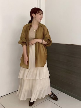 hitomiさん（レディース・155cm）の夏コーディネート