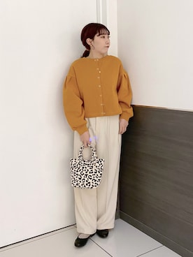 「LOWRYS FARM（ローリーズファーム）のカンドウフィットバレエ　260832（バレエシューズ）」を使った、hitomiさん（レディース・155cm）の冬コーディネート