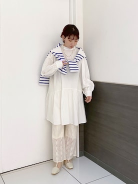 ギャザーチュニックブラウス 262938を使ったショップスタッフの人気