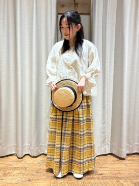 「SM2（エスエムツー）のアイテム（ジャケット/アウター）」を使った、まなみさん（レディース・149cm）の春コーディネート