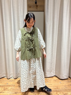 「SM2（エスエムツー）のアイテム（ワンピース/ドレス）」を使った、まなみさん（レディース・149cm）の春コーディネート