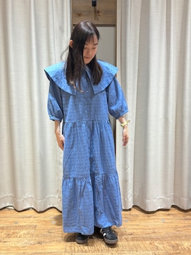 「SM2（エスエムツー）のアイテム（ワンピース/ドレス）」を使った、まなみさん（レディース・149cm）の夏コーディネート