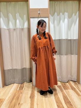 「SM2（エスエムツー）のアイテム（ワンピース/ドレス）」を使った、まなみさん（レディース・149cm）の秋コーディネート