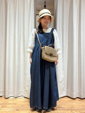 「SM2（エスエムツー）のアイテム（ジャケット/アウター）」を使った、まなみさん（レディース・149cm）の春コーディネート