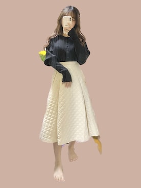 「Kastane（カスタネ）のアイテム（ニット/セーター）」を使った、🍑さん（レディース・153cm）の冬コーディネート