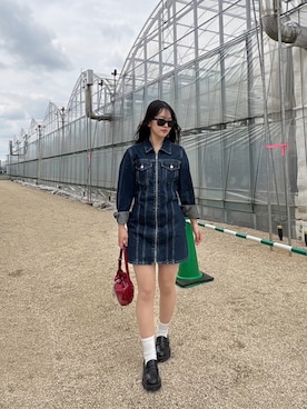 「ZARA（ザラ）のアイテム（バッグ）」を使った、YUUNAさん（レディース・158cm）の春コーディネート