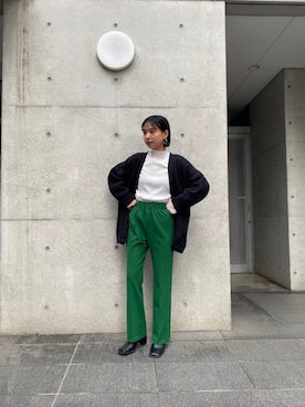 「FROMFIRST musee（フロムファーストミュゼ）のアイテム」を使った、moekaさん（レディース・158cm）の冬コーディネート