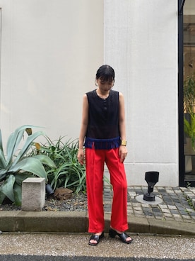 「FROMFIRST musee（フロムファーストミュゼ）のアイテム」を使った、moekaさん（レディース・158cm）の夏コーディネート