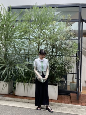 「FROMFIRST musee（フロムファーストミュゼ）のアイテム」を使った、moekaさん（レディース・158cm）の夏コーディネート
