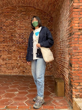 「FREAK'S STORE（フリークスストア）のアイテム（テーラードジャケット）」を使った、unfoldedprotein1993さん（レディース・165cm）の春コーディネート