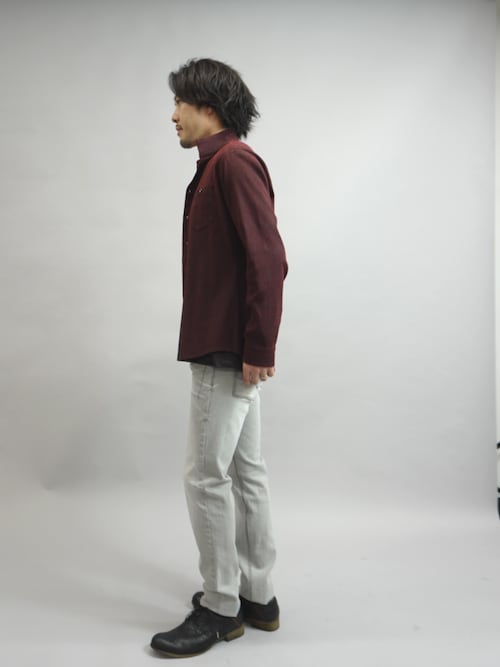 セール】顔料プリントジャカードシャツ（シャツ/ブラウス）｜HIDEAWAYS