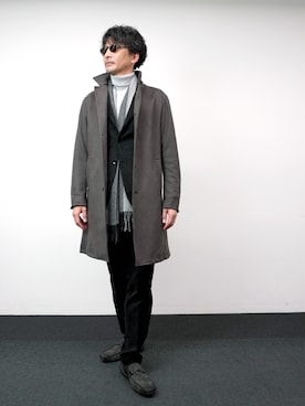 「アイテム（その他アウター）」を使った、hideawaysofficialさん（メンズ・181cm）の秋コーディネート