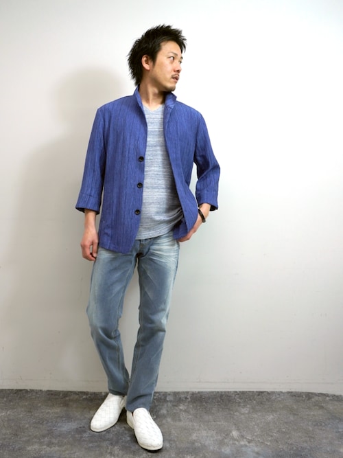 ライトオンスデニムストレッチパンツ（デニムパンツ