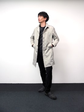 「HIDEAWAYS NICOLE（ハイダウェイニコル）のアイテム」を使った、hideawaysofficialさん（メンズ・181cm）の秋コーディネート