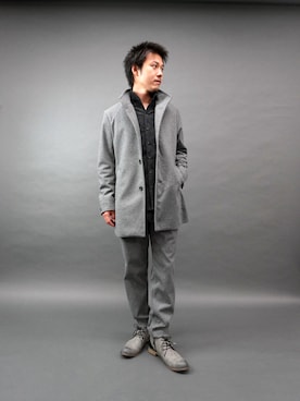 「HIDEAWAYS NICOLE（ハイダウェイニコル）のアイテム」を使った、hideawaysofficialさん（メンズ・171cm）の秋コーディネート