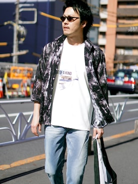 「HIDEAWAYS NICOLE（ハイダウェイニコル）のアイテム」を使った、hideawaysofficialさん（メンズ・171cm）の夏コーディネート