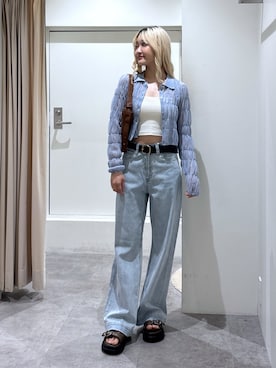 「FREE'S MART（フリーズマート）のアイテム」を使った、mfmsayaさん（レディース・160cm）の夏コーディネート