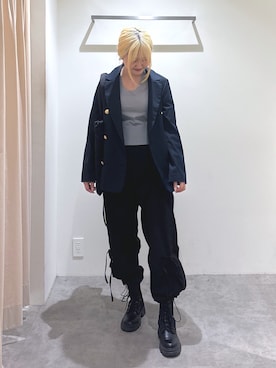 「FREE'S MART（フリーズマート）のアイテム（ジャケット/アウター）」を使った、mfmsayaさん（骨格ストレート・レディース・160cm）の秋コーディネート
