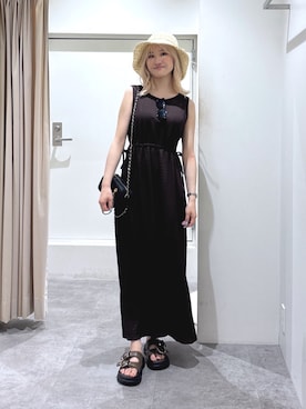 「FREE'S MART（フリーズマート）のアイテム」を使った、mfmsayaさん（レディース・160cm）の夏コーディネート